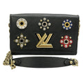 Louis Vuitton Wallet Twist Portefeuille Chain Noir Multi Leather Shoulder