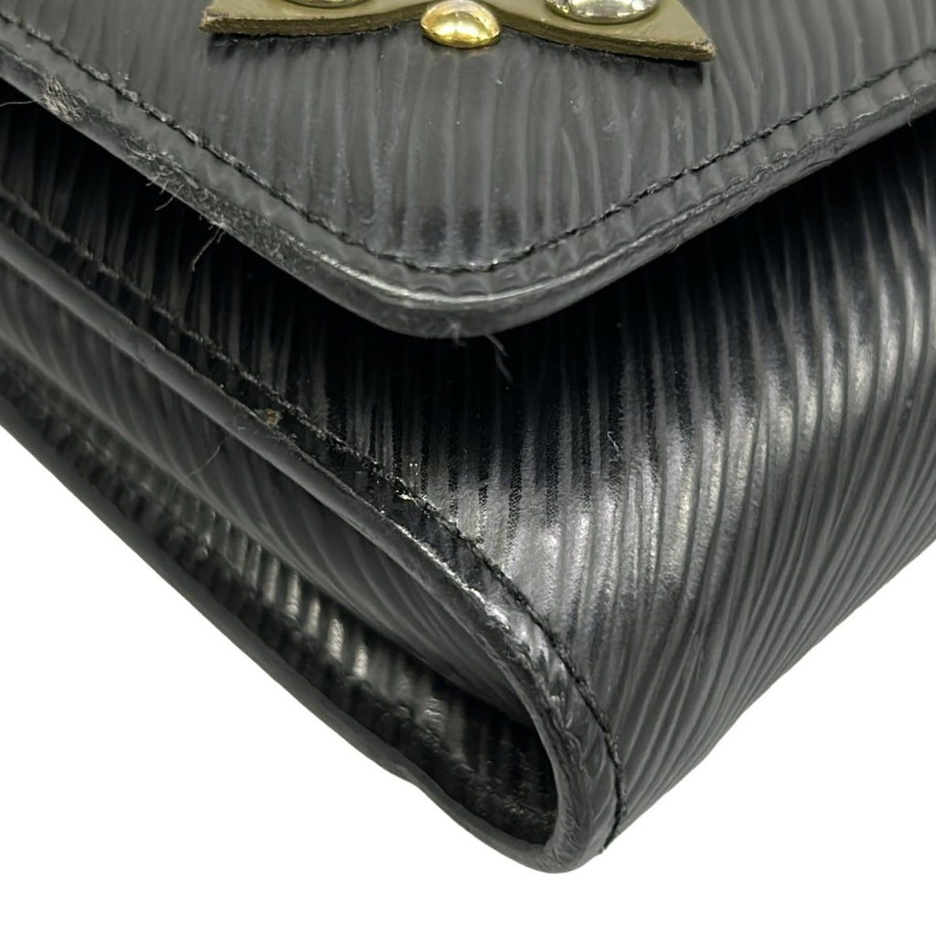 Louis Vuitton Wallet Twist Portefeuille Chain Noir Multi Leather Shoulder — view 8