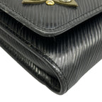 Louis Vuitton Wallet Twist Portefeuille Chain Noir Multi Leather Shoulder — view 8