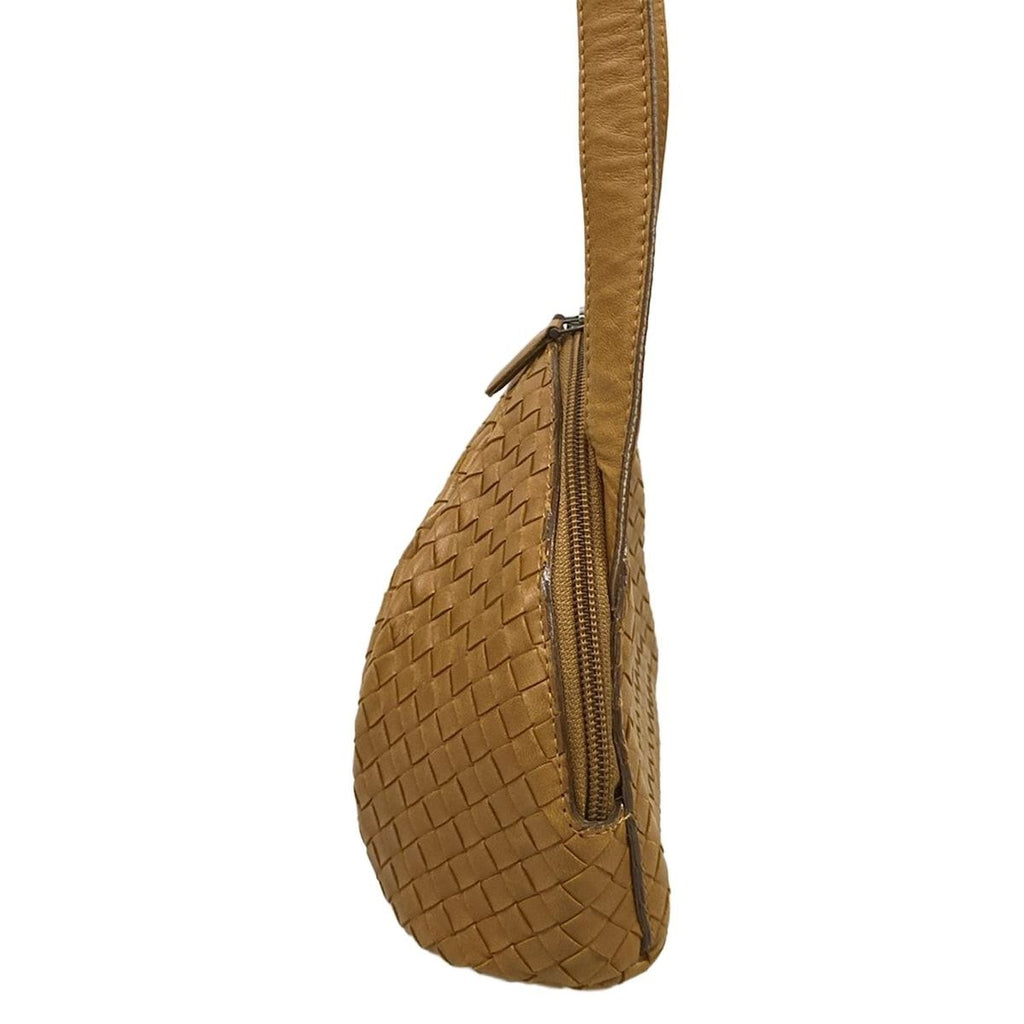 Bottega Veneta Shoulder Bag Intrecciato Brown Leather — view 4