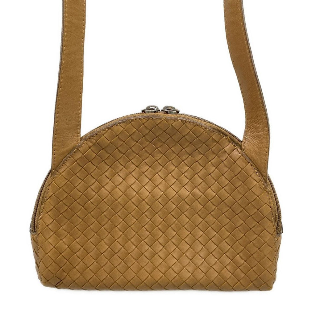 Bottega Veneta Shoulder Bag Intrecciato Brown Leather — view 3