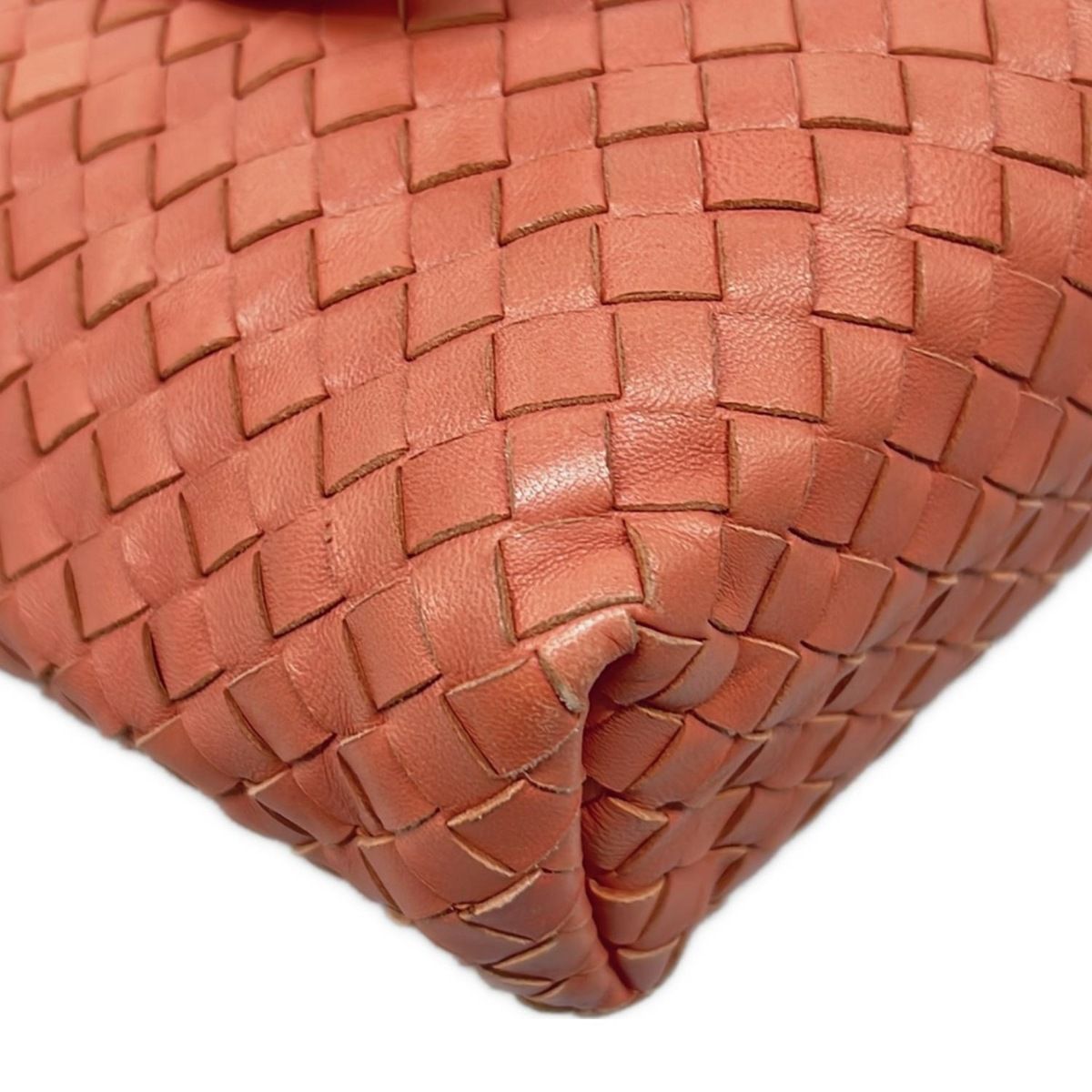 Bottega Veneta Tote Pink Leather — view 6