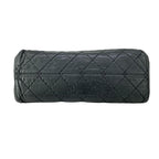 Chanel Shoulder Bag Mademoiselle Bowling Black Chain Silver Leather — view 5