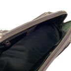 Dior Handbag Trailer Dark Brown Ivory Perforated Leather — view 7