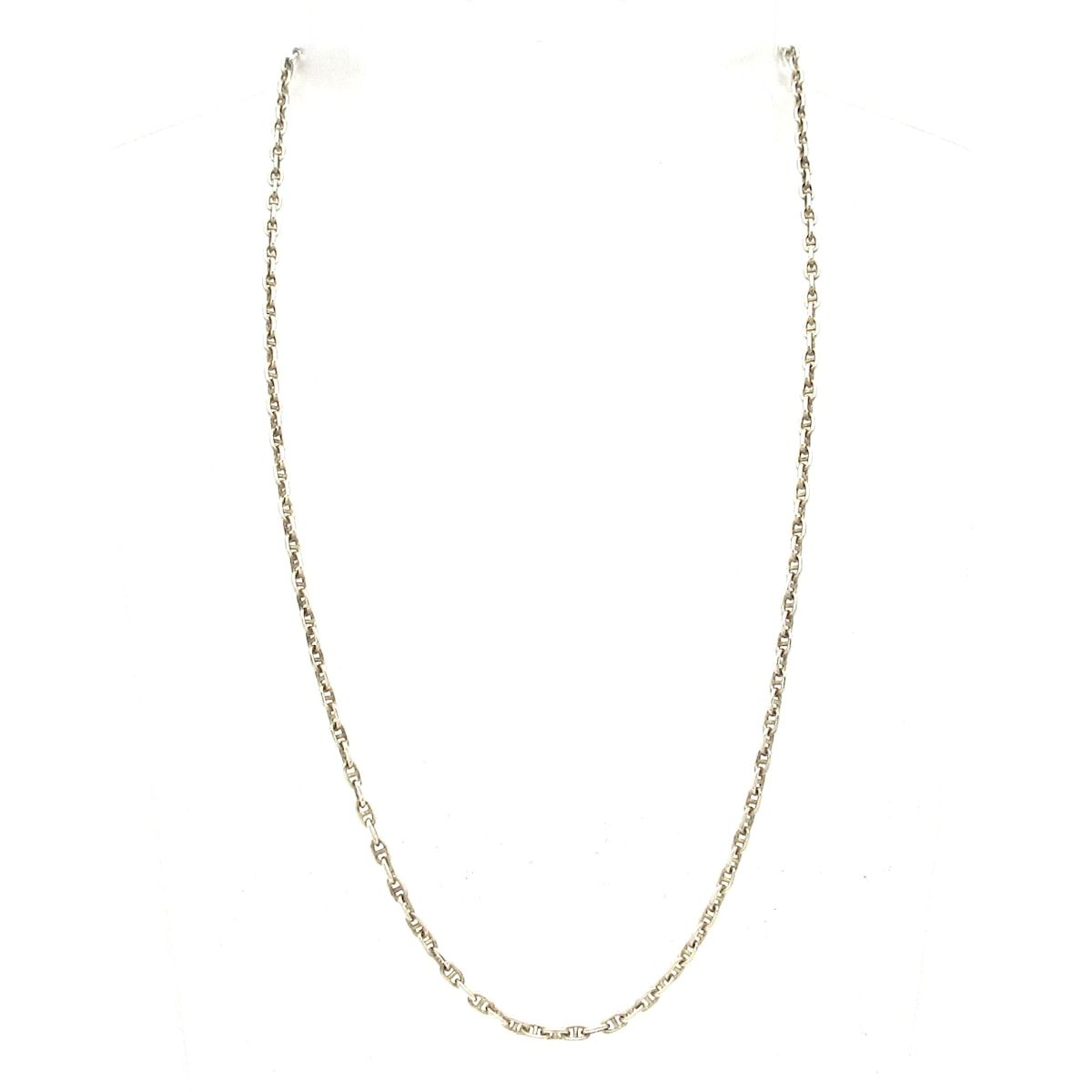 Hermes Necklace Series Mini Chaine D'ancre Silver — view 2