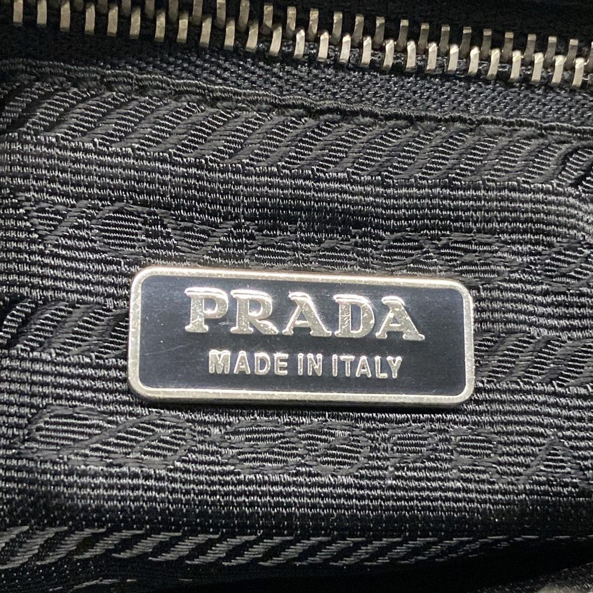 Prada Handbag Black Red Leather — view 8