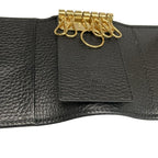 Gucci Key Case GG Marmont Black 6 Hook Leather Key Holder — view 3