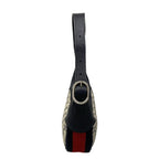 Gucci Ophidia GG Mini Bag Navy Ivory Red Leather — view 4