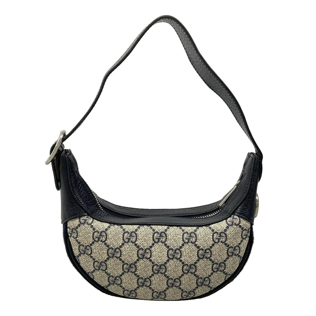 Gucci Ophidia GG Mini Bag Navy Ivory Red Leather — view 3