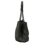 Bottega Veneta Tote Intrecciato Dark Gray Leather — view 2