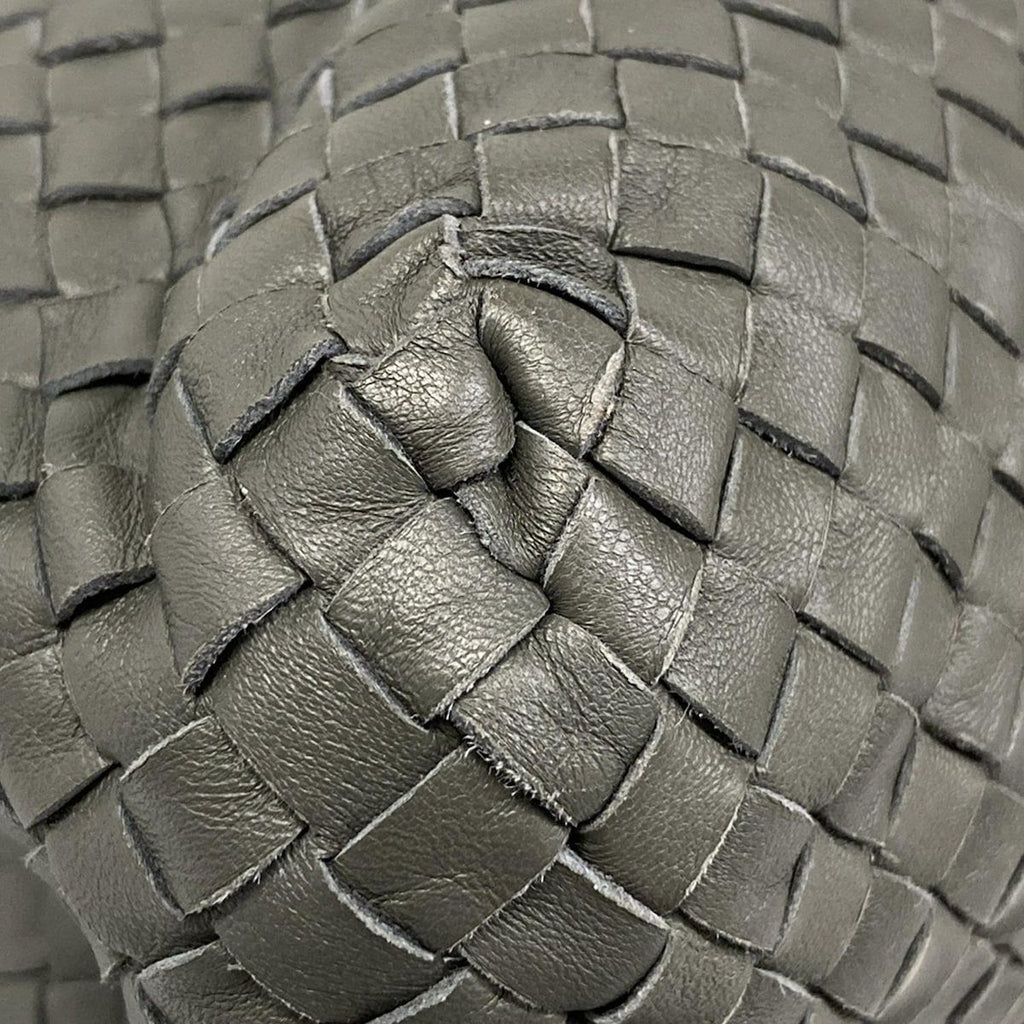 Bottega Veneta Tote Intrecciato Dark Gray Leather — view 6