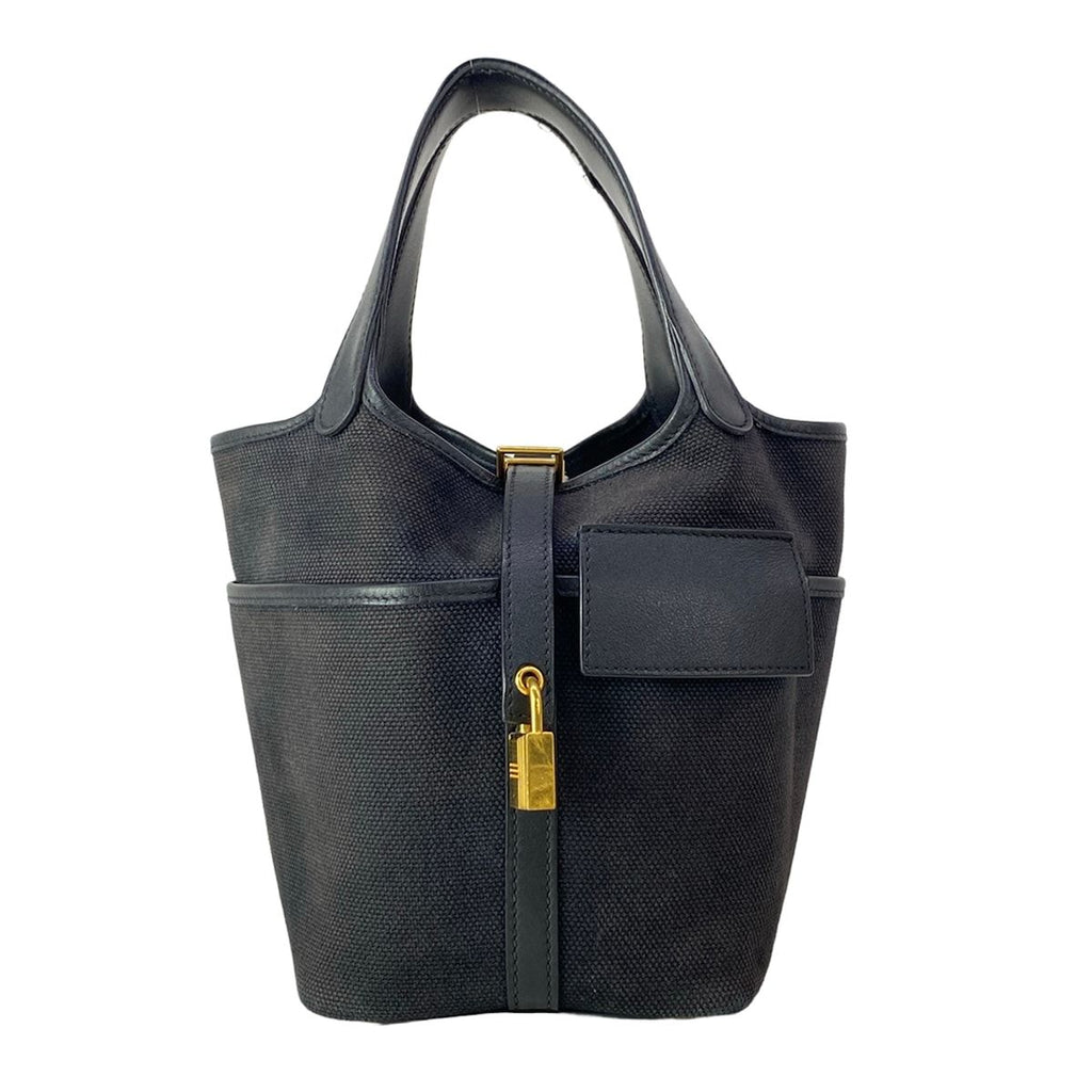 Hermes Handbag Picotin Lock Cargo PM Black Gold — view 2
