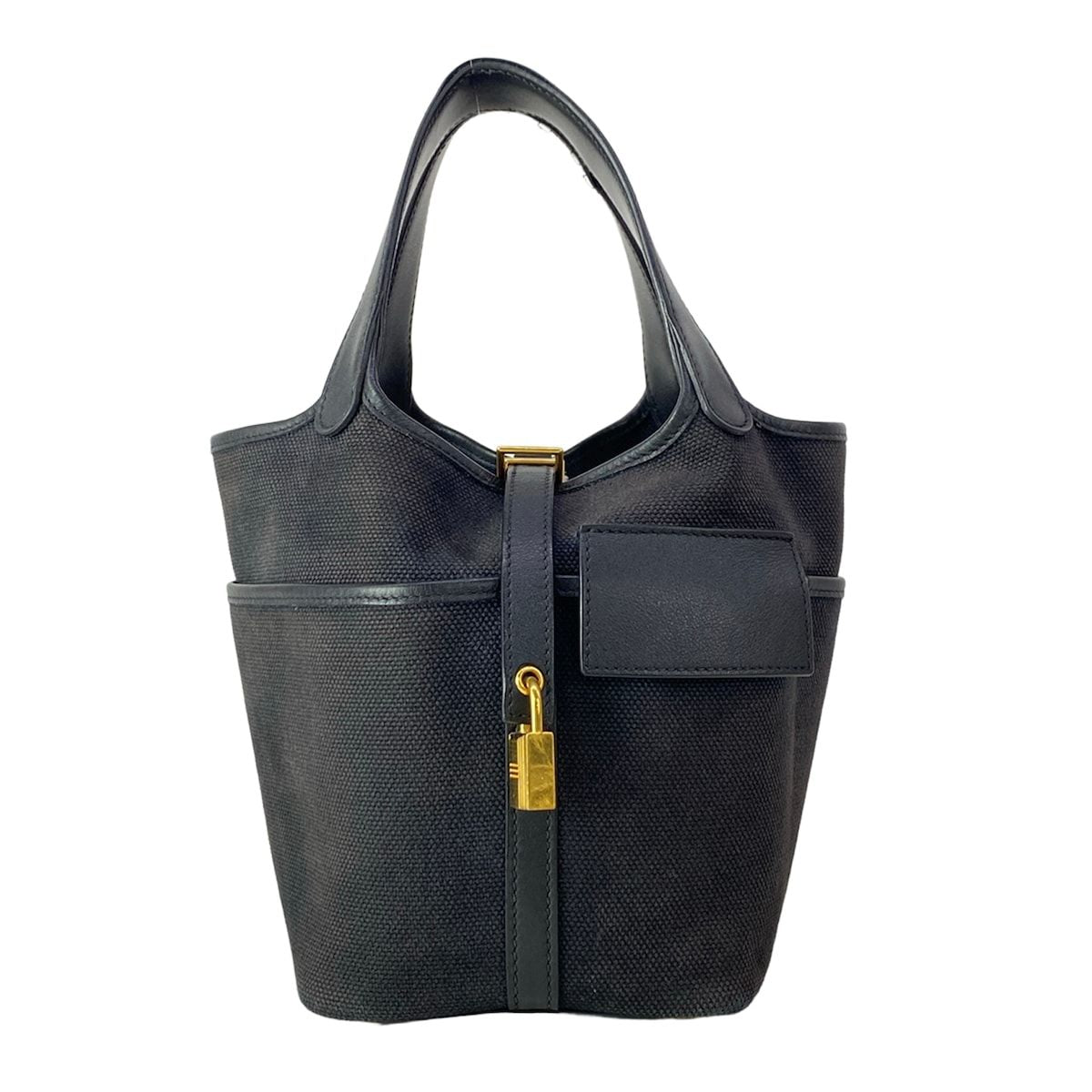 Hermes Handbag Picotin Lock Cargo PM Black Gold — view 2