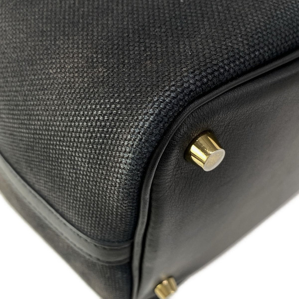 Hermes Handbag Picotin Lock Cargo PM Black Gold — view 8