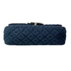 Chanel Shoulder Bag Quilted Cruise Line Dark Navy Chain Silver — view 5