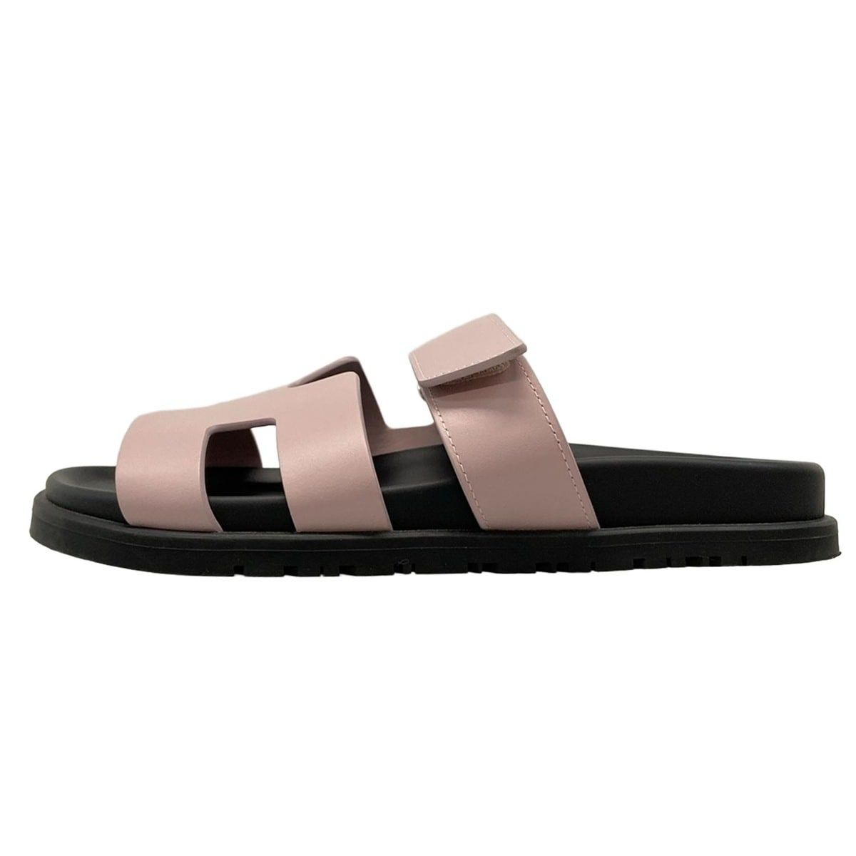 Hermes Sandals 36 Chypre Rose Cancan Leather