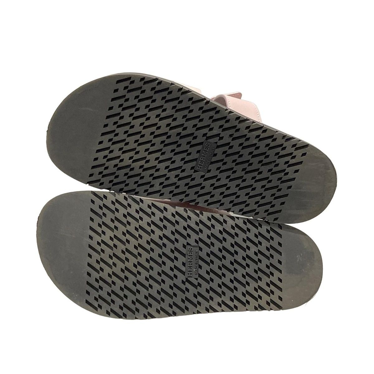 Hermes Sandals 36 Chypre Rose Cancan Leather — view 8