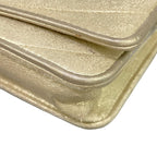 Chanel Wallet Gold Chain Wave Stitch Shoulder — view 7