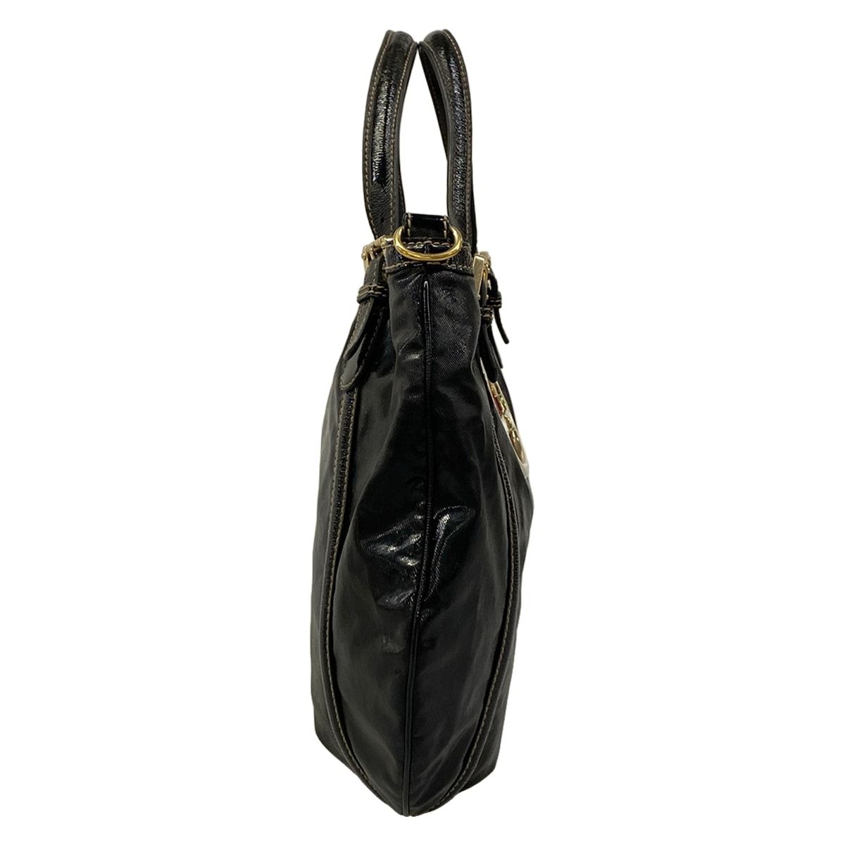 Gucci Tote Brit Black Leather — view 2