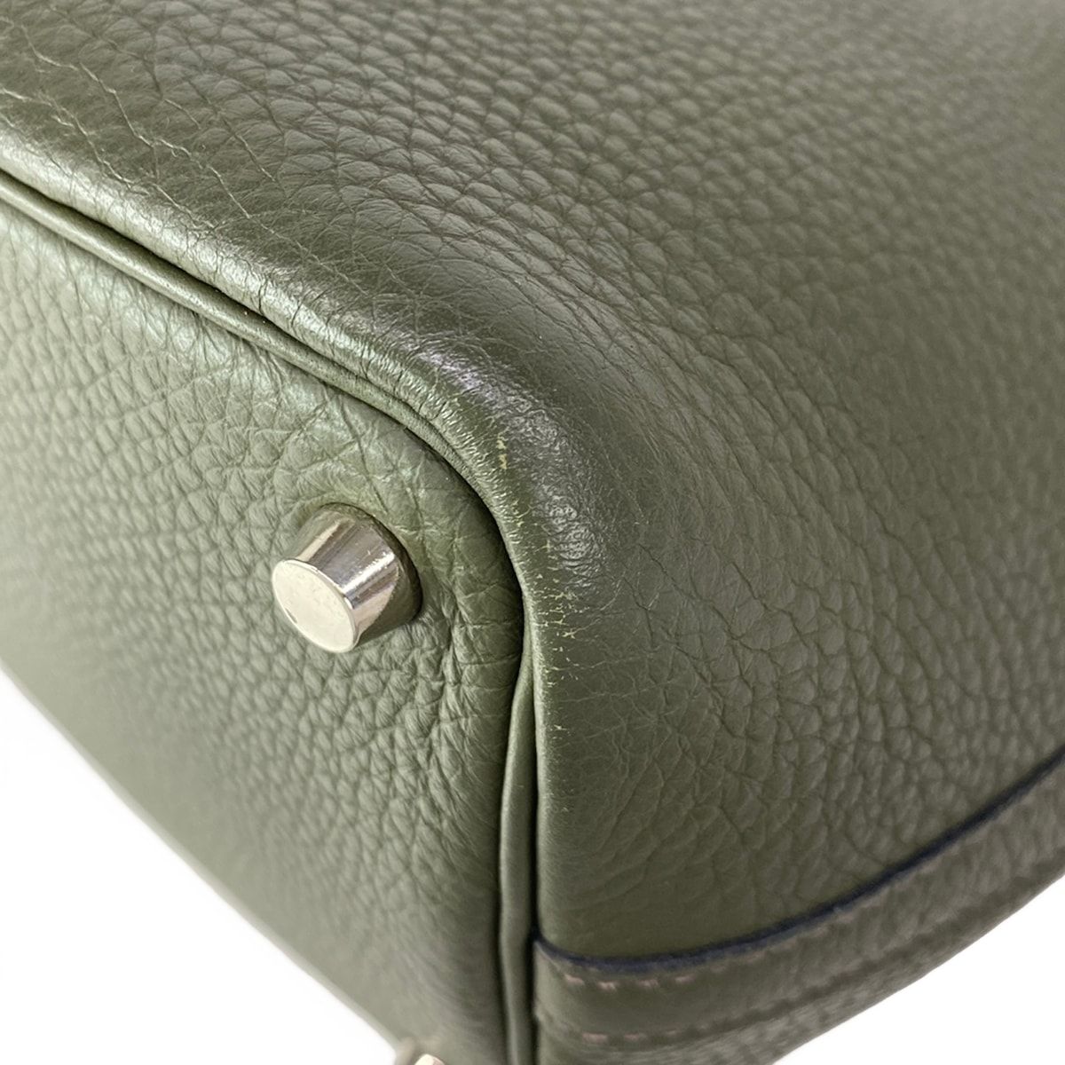 Hermes Handbag Picotin PM Khaki — view 8