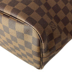Louis Vuitton Tote Damier Neverfull MM Ebene Rose Ballerine — view 7
