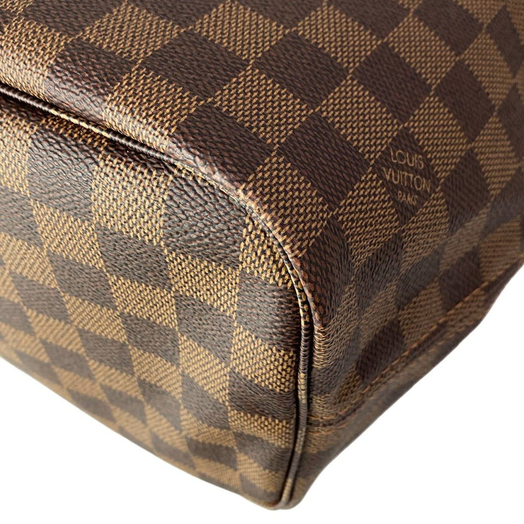 Louis Vuitton Tote Damier Neverfull MM Ebene Rose Ballerine — view 9