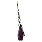 Saint Laurent Rive Gauche Shoulder Bag Purple Chain Leather — view 2