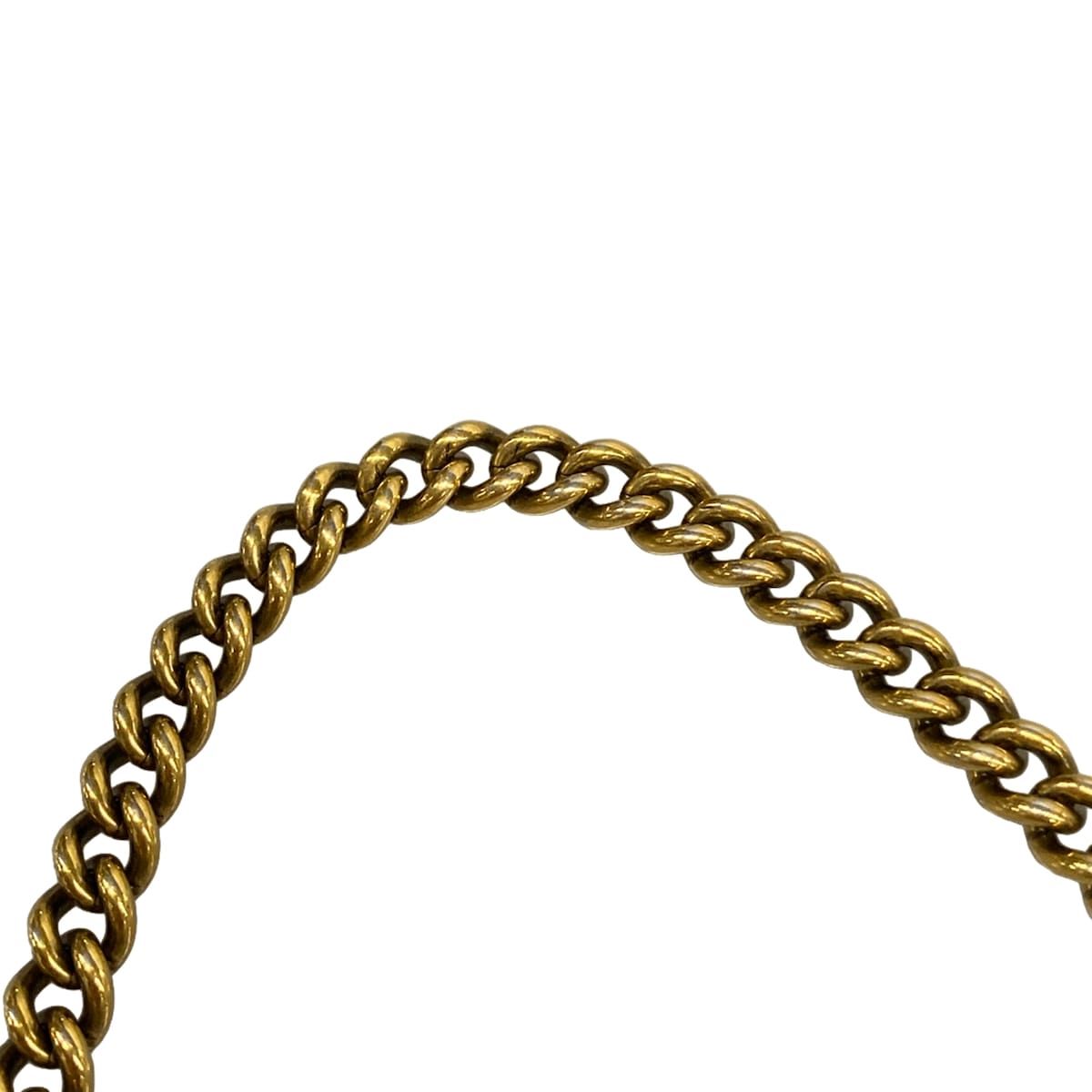 Gucci Shoulder Bag Marmont Black Red Chain Leather — view 9