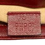 Gucci Shoulder Bag Marmont Black Red Chain Leather — view 8