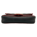 Gucci Shoulder Bag Marmont Black Red Chain Leather — view 5