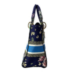 Dior Handbag Light Bag Dark Navy Blue Multi — view 2