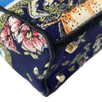 Dior Handbag Light Bag Dark Navy Blue Multi — view 8