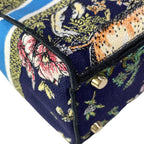 Dior Handbag Light Bag Dark Navy Blue Multi — view 6