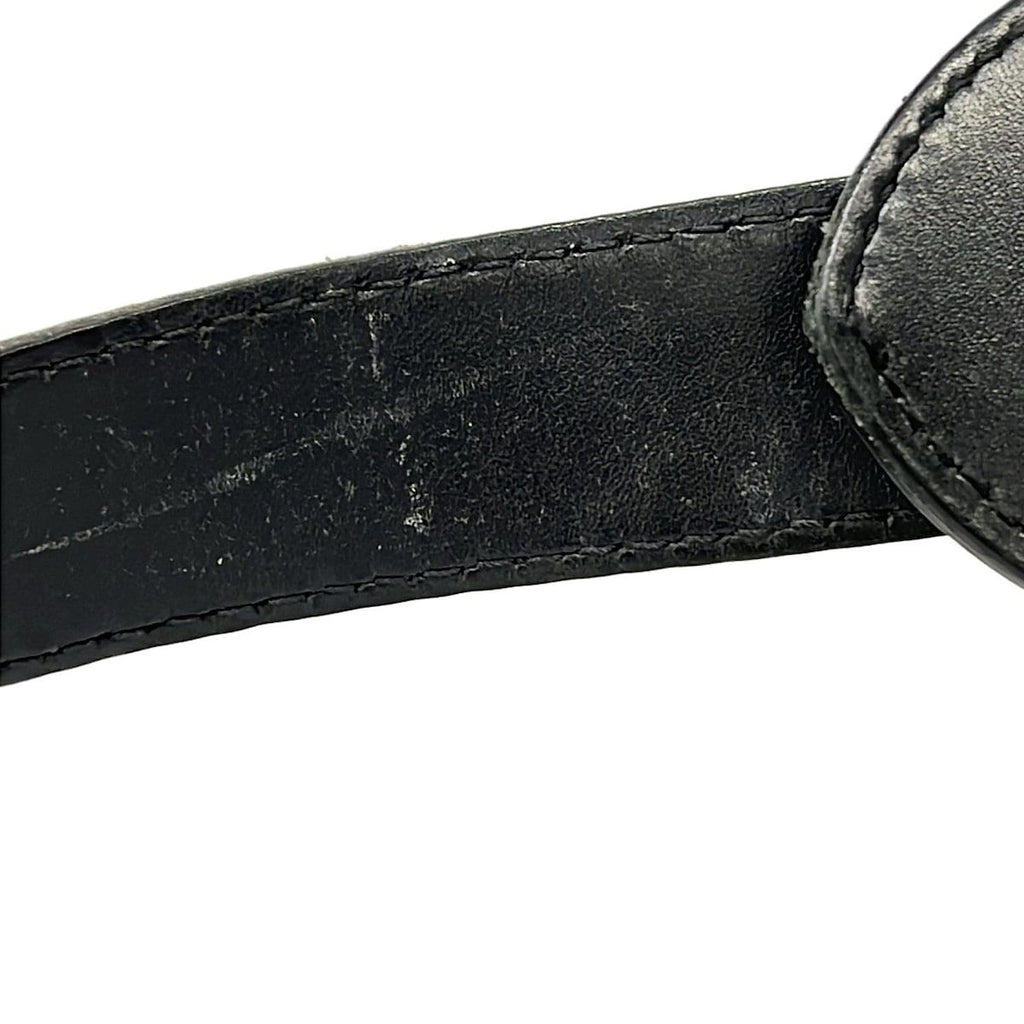 Dior Shoulder Bag Trotter Black Ivory Dark Gray Leather — view 9