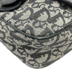 Dior Shoulder Bag Trotter Black Ivory Dark Gray Leather — view 6