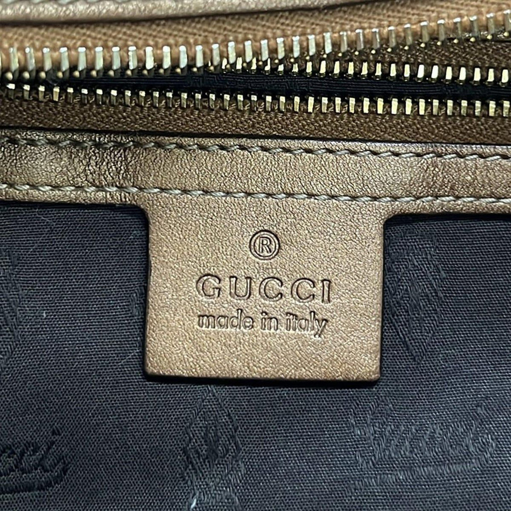 Gucci Shoulder Bag GG Twinsguccissima Line Blanc Leather — view 8