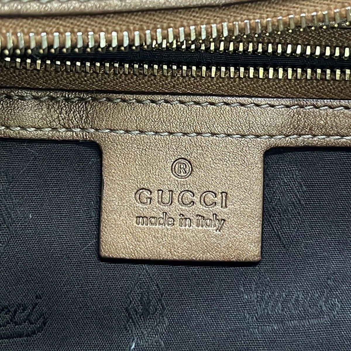 Gucci Shoulder Bag GG Twinsguccissima Line Blanc Leather — view 8