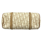 Dior Handbag Trotter Romantic Ivory Beige Brown Ribbon Leather — view 5