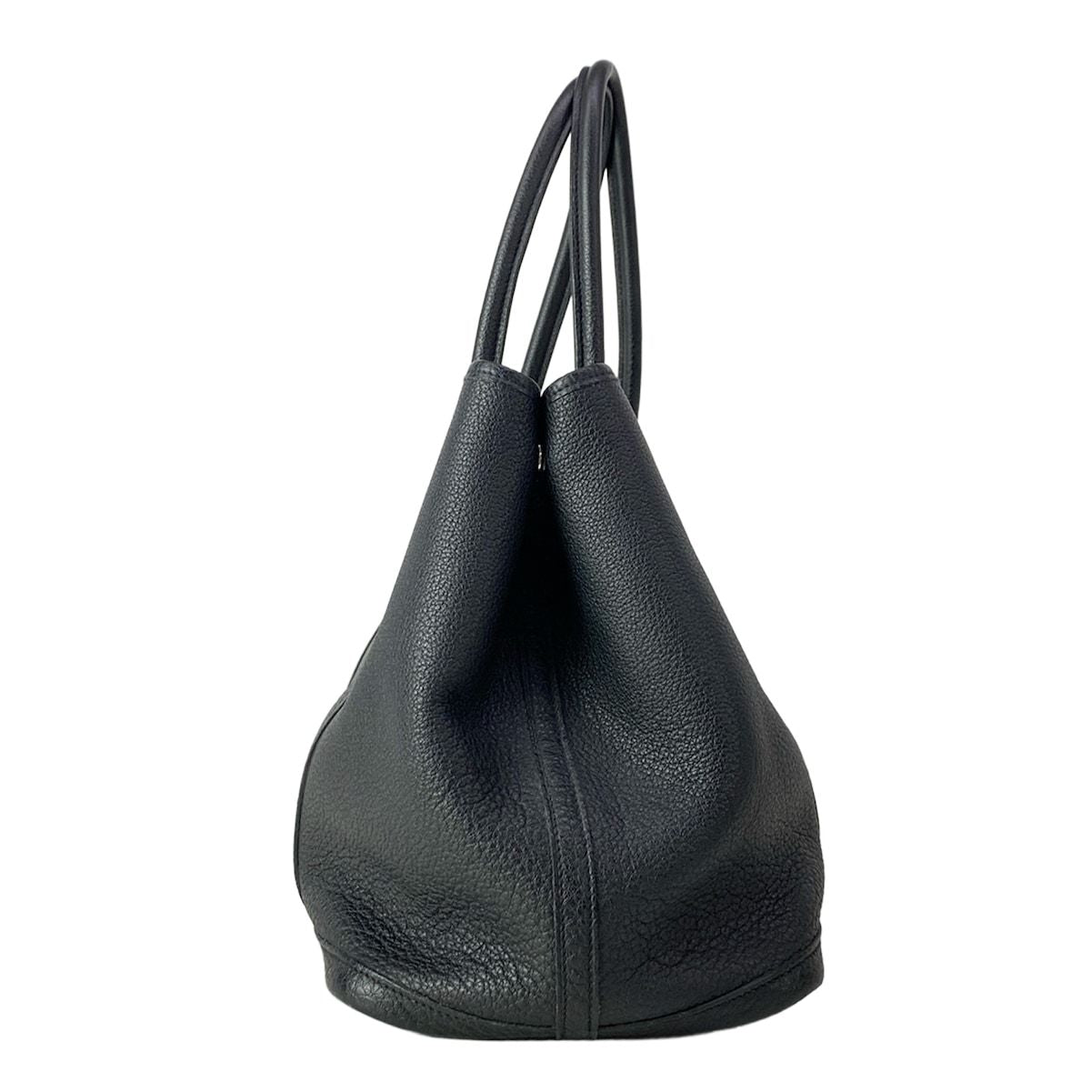 Hermes Tote Garden Party PM Black Silver — view 2