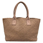 Bottega Veneta Tote Cabas PM Beige Leather