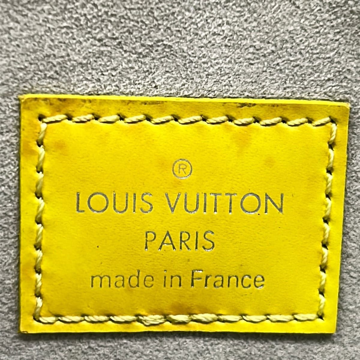 Louis Vuitton Wallet Epi Pochette Felicie Yellow Light Gray Purple Leather — view 5