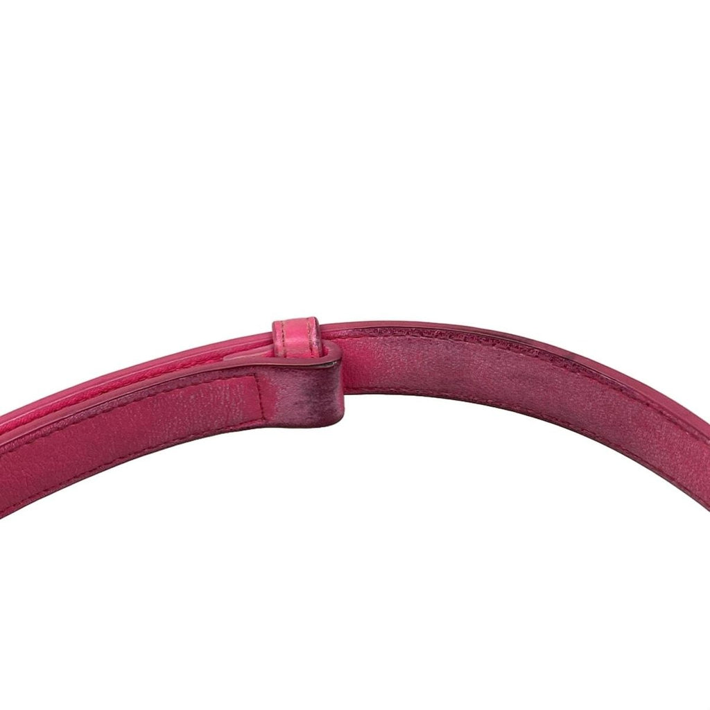 Loewe Handbag Cubby Bag Small Pink Black Anagram Leather — view 9