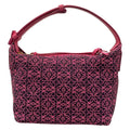 Loewe Handbag Cubby Bag Small Pink Black Anagram Leather