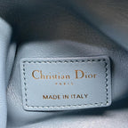 Dior Cannage Nomad Pouch Navy Mini Bag Leather — view 9