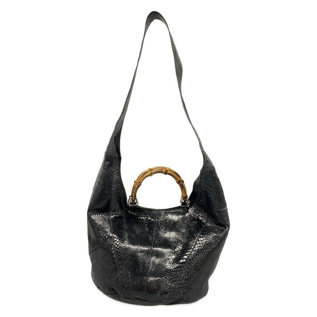 Gucci Shoulder Bag Bamboo Black 2-Way — view 3