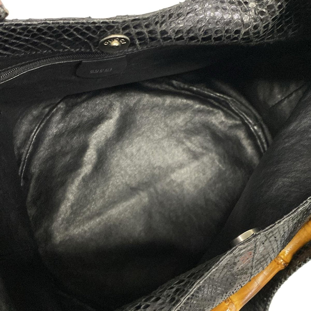 Gucci Shoulder Bag Bamboo Black 2-Way — view 7