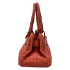 Bottega Veneta Tote Intrecha to Red Leather — view 4