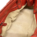 Bottega Veneta Tote Intrecha to Red Leather — view 7