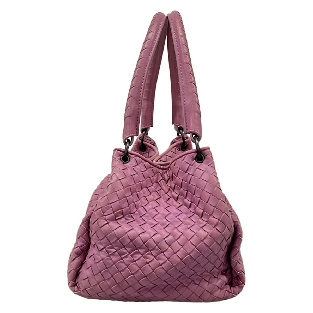 Bottega Veneta Tote Parachute Pink Leather — view 2