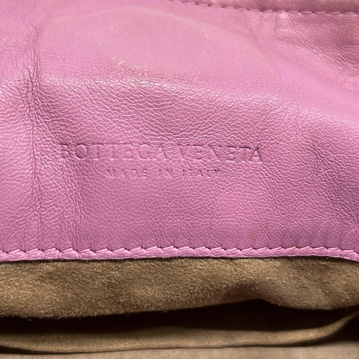 Bottega Veneta Tote Parachute Pink Leather — view 8